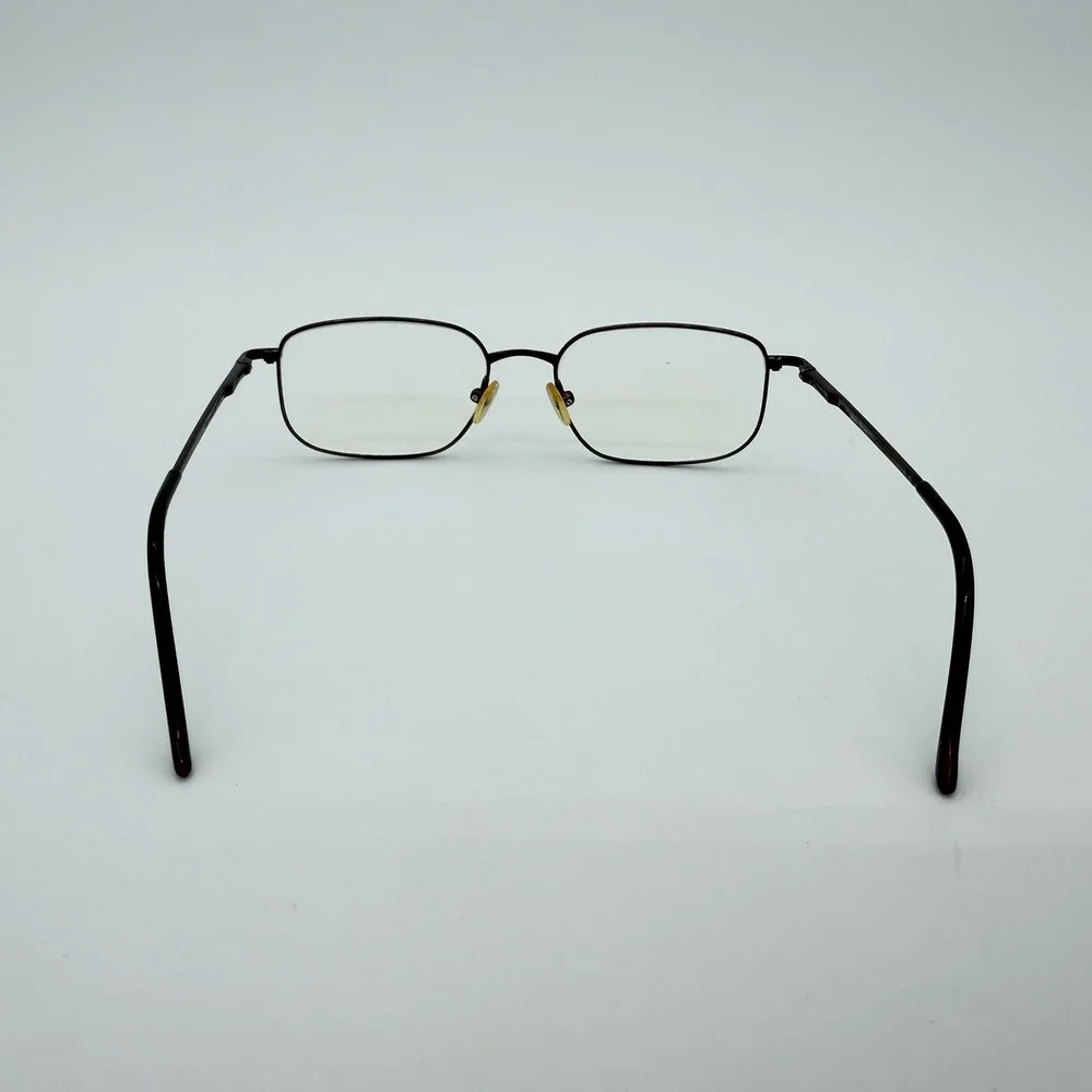 Gioia GA010 Italian Design‎ Brown Metal Rectangular Eyeglass Frames 52-17-135